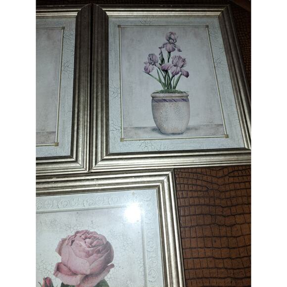 Set of 3 Floral Framed Pictures - Picture 4 of 7